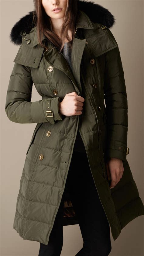 burberry green coat mens|Burberry winter coat woman.